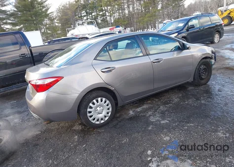 2014 Toyota Corolla Le z USA, uszkodzony, nr VIN 2T1BURHE1EC051974